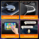 Android 13 Car Stereo Radio Compatible with Toyota Tundra 2006-2013 Sequoia 2013-2019, 4GB+64GB, 9" Touchscreen Support Wireless Carplay Android Auto, Bluetooth/GPS/WiFi/Mirror Link/SWC/Backup Camera