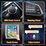 Android 14 Car Stereo Radio Head Unit Compatible with Toyota Tundra 2013-2020 Carplay&Android Auto T-Style Touch Screen with GPS | DSP | Bluetooth | Optical | FM | 4G | WiFi 8+128G 12.1