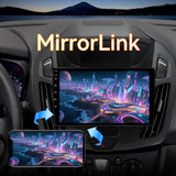 Android 14 Car Radio Compatible with Ford Transit Connect 2014-2018,Touchscreen Car Stereo with Wireless Carplay Android Auto,FM,Multimedia Receiver with GPS Bluetooth ＆ Backup Camera(9.7Inch