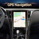 Android 15 Car Stereo Radio Compatible with Infiniti Q50 2015 2016 2017 2018 2019 12.1" Touch Screen Wireless CarPlay & Android Auto DSP 4G LTE 5G WiFi BT GPS Navigation Bluetooth 8core 8+128G