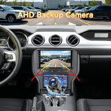 Dual Screen Android 13 Car Radio for Ford Mustang 2015-2021 – 9" + 7" Climate Display Head Unit with Wireless CarPlay & Android Auto, 4+64G, GPS, AHD Camera