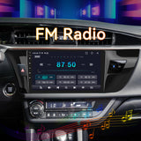 Android 13 Car Stereo Radio Compatible with Toyota Corolla 2014-2016, 10 Inch Touchscreen Head Unit,Bluetooth |Wifi |FM |Wireless Carplay Android Auto |GPS |Mirrorlink |Backup Camera