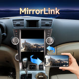 Android 14 Car Stereo Radio Head Unit Compatible with Toyota Highlander 2009-2013 Carplay&Android Auto T-Style Touch Screen with GPS DSP Bluetooth Optical FM 4G WiFi 8+128G 12.1"