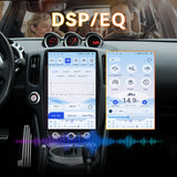 Android 14 Car Stereo Radio Head Unit Compatible with Nissan 370Z 2009-2021 Carplay&Android Auto T-Style Touch Screen with GPS DSP Bluetooth HDMI Optical AM FM 4G WiFi 8+128G 14.5"