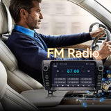 Android 13 Car Stereo Radio Compatible with Toyota Tundra 2006-2013 Sequoia 2013-2019, 4GB+64GB, 9" Touchscreen Support Wireless Carplay Android Auto, Bluetooth/GPS/WiFi/Mirror Link/SWC/Backup Camera