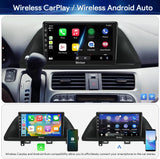 Android 13 Car Stereo Radio Compatible with Honda Odyssey 2011 2012 2013 2014 2015 2016 2017 with Wireless Carplay Android Auto, Car Radio with Bluetooth/WiFi/ USB/Backup Camera