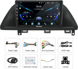 Android 13 Car Stereo Radio Compatible with Honda Odyssey 2011 2012 2013 2014 2015 2016 2017 with Wireless Carplay Android Auto, Car Radio with Bluetooth/WiFi/ USB/Backup Camera