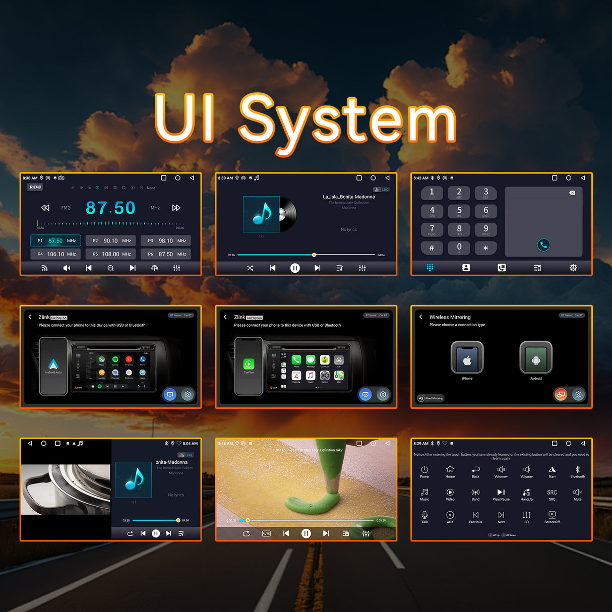 Android 13 Car Stereo Radio Compatible with Chevrolet Camaro 2010 2011 2012 2013 2014 2015,9 Inch Touchscreen Support Bluetooth/Wireless CarPlay Andriod Auto/GPS/WiFi/Mirror Link/Backup Camera