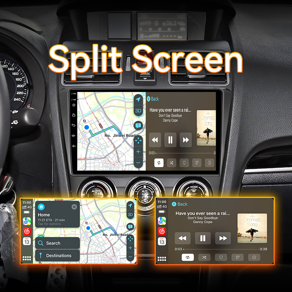 Android 13 Car Stereo Radio Compatible with Subaru Forester WRX Impreza 2015 2016 2017 2018,9 Inch Touchscreen Head Unit,Bluetooth/Wifi/FM/Wireless Carplay AndroidAuto/GPS/Mirrorlink/Backup Camera