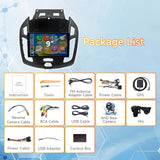 Android 14 Car Radio Compatible with Ford Transit Connect 2014-2018,Touchscreen Car Stereo with Wireless Carplay Android Auto,FM,Multimedia Receiver with GPS Bluetooth ＆ Backup Camera(9.7Inch