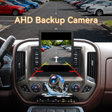Android 13 Car Radio for Chevy Silverado GMC Sierra 2014 2015 2016 2017 2018 with Wireless Carplay Android Auto, HD Touchscreen with WiFi,GPS Navigation,Bluetooth,FM/RDS Radio,SWC,Mic +AHD Rear Camera  9.7Inch