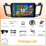 Android 13 Car Stereo Radio Compatible with Toyota RAV4 2013 2014 2015 2016 2017 2018, 10 Inch IPS Touch Screen/WiFi/Bluetooth/Wireless Carplay Android Auto/GPS/Mirror Link/AHD Rear Camera