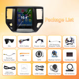 Car Stereo Radio Compatible with Nissan Pathfinder 2012-2020,5G.8Core.10.4''Touchscreen Car Radio Support Bluetooth,Wireless CarPlay Android Auto/FM/GPS/SWC/Mirror Link/Backup Camera