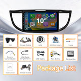 Android 13 Car Radio Stereo for Honda CRV 2012-2016, 10 Inch Touchscreen Head Unit,Bluetooth | Wifi | FM | Wireless Carplay Android Auto | GPS | Mirrorlink | Backup Camera
