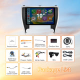 Android 13 Car Stereo Radio Compatible with Toyota Camry 2015-2017, 10 Inch Touchscreen Head Unit,Bluetooth |Wifi |FM |Wireless Carplay Android Auto |GPS |Mirrorlink |Backup Camera