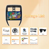 Android 13 Car Stereo Radio Compatible with Nissan Versa Sedan 2015 2016 2017 2018 2019, 4Core+64G ROM, 10" Touchscreen Support Bluetooth/Wireless CarPlay Android Auto/GPS/FM/Mirror Link/Backup Camera