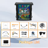 Android 14 Car Stereo Radio Compatible with Subaru XV Crosstrek 2018 2019 2020 2021 Wireless CarPlay & Android Auto AHD Backup Camera Upgrade 9.7" Touch Screen GPS WiFi SWC FM Bluetooth 2+64G