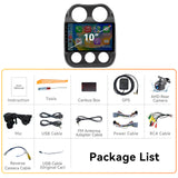 Android 13 Car Stereo Radio Compatible with Jeep Compass 2009-2016, 10 Inch Touchscreen Head Unit,Bluetooth |Wifi |FM |Wireless Carplay Android Auto |GPS |Mirrorlink |Backup Camera