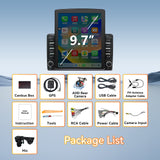 Android 14 Car Stereo Radio Compatible with Dodge Ram 1500 2500 3500 2006 2007 2008 Wireless CarPlay & Android Auto | AHD | Backup Camera | Upgrade 9.7" Touch Screen | GPS | WiFi | SWC | FM | Bluetooth 2+64G