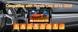 Android 13 Car Stereo Radio Compatible with Honda Civic 2016-2020, 9 Inch Touchscreen Head Unit,Bluetooth |Wifi |FM |Wireless Carplay Android Auto |GPS |Mirrorlink |Backup Camera