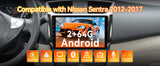 Android 13 Car Radio Stereo for Nissan Sentra 2012-2017, 10 Inch Touchscreen Head Unit,Bluetooth | Wifi | FM | Wireless Carplay Android Auto | GPS | Mirrorlink | Backup Camera