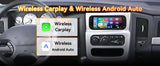 Android 13 Car Stereo Radio Head Unit Compatible with Dodge RAM(2002-2006), Jeep Wrangler (2003-2006)，Jeep Grand Cherokee (1999-2004), Chrysler 300(2002-2004) 300C Carplay&Android Auto Touch Screen with GPS DSP Bluetooth Optical FM 4G WiFi 2+64G 6.9 inch