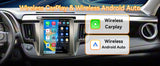 Android 13 Car Stereo Radio Compatible with Toyota RAV4 2013 2014 2015 2016 2017 2018,  Head Unit,IPS Touch Screen/Wifi/Bluetooth/Wireless Carplay Android Auto/GPS/Mirror Link/AHD Rear Camera(9.7 Inch)