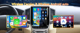 Android 14 Car Stereo Radio Head Unit Compatible with Toyota Land Cruiser 2016-Carpl2020 ay&Android Auto T-Style Touch Screen with GPS | DSP | Bluetooth  | Optical  | FM | 4G | WiFi 8+128G 12.1