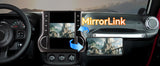 Android 14 Car Stereo Radio Head Unit Compatible with Jeep Wrangler 2011-2014 Carplay&Android Auto T-Style Touch Screen with GPS DSP Bluetooth Optical FM 4G WiFi 8+128G 12.1 inch