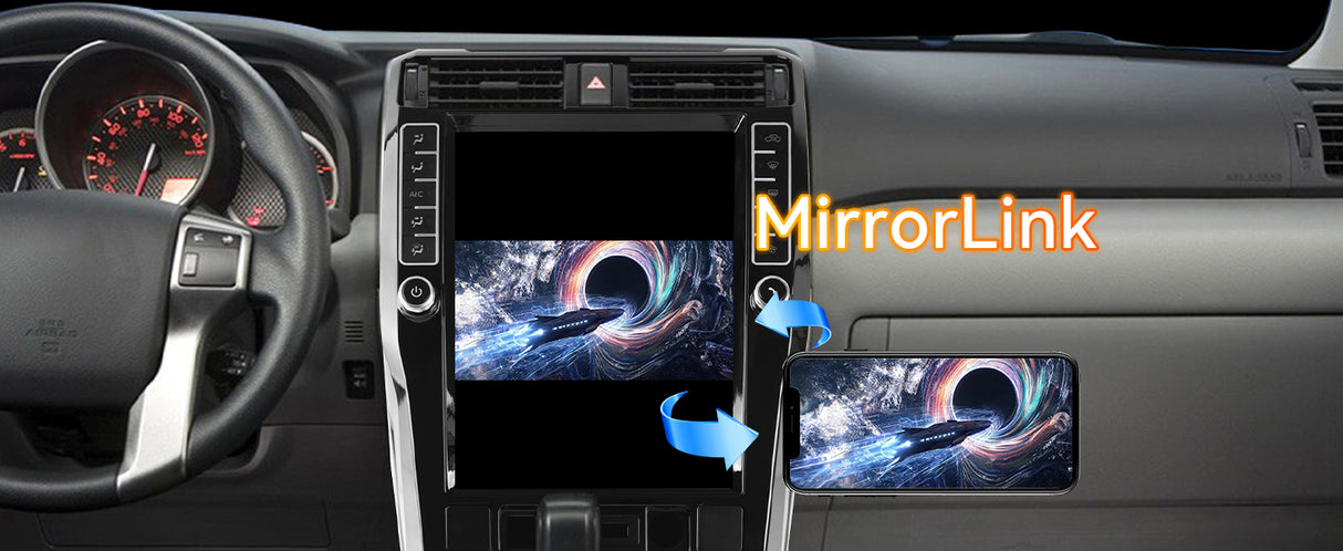 Android 14 Car Stereo Radio Head Unit Compatible with Toyota 4Runner 2009-2023 Carplay&Android Auto T-Style Touch Screen with GPS | DSP | Bluetooth | Optical | FM | 4G | WiFi 8+128G 16.2