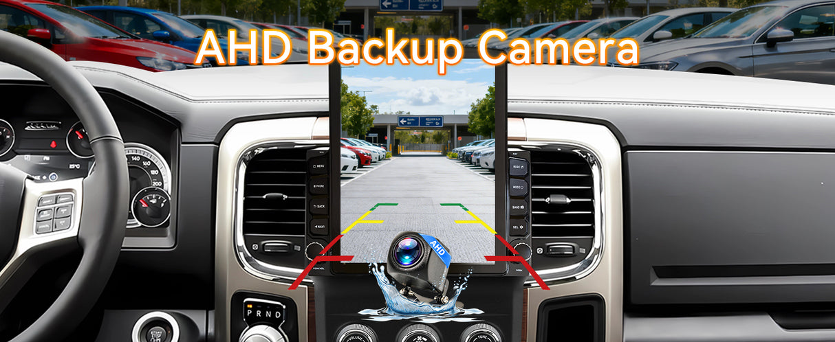 Android 13 Car Stereo Radio Compatible with Dodge Ram 1500 2500 3500 2013 2014 2015 2016 2017 2018(Manual AC),9.7 Inch Head Unit Support Bluetooth,Wireless CarPlay Android Auto,2+64
